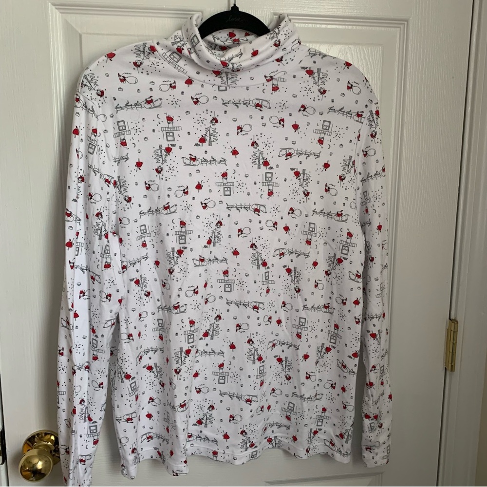 White Stag xxl Christmas turtleneck long sleeve t shirt